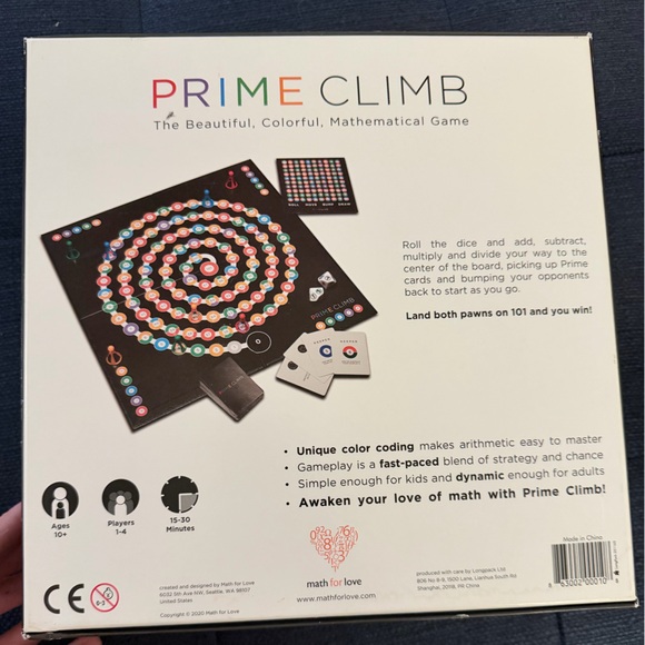 Math 4 Love Prime Climb Math Game - Picture 3 of 11
